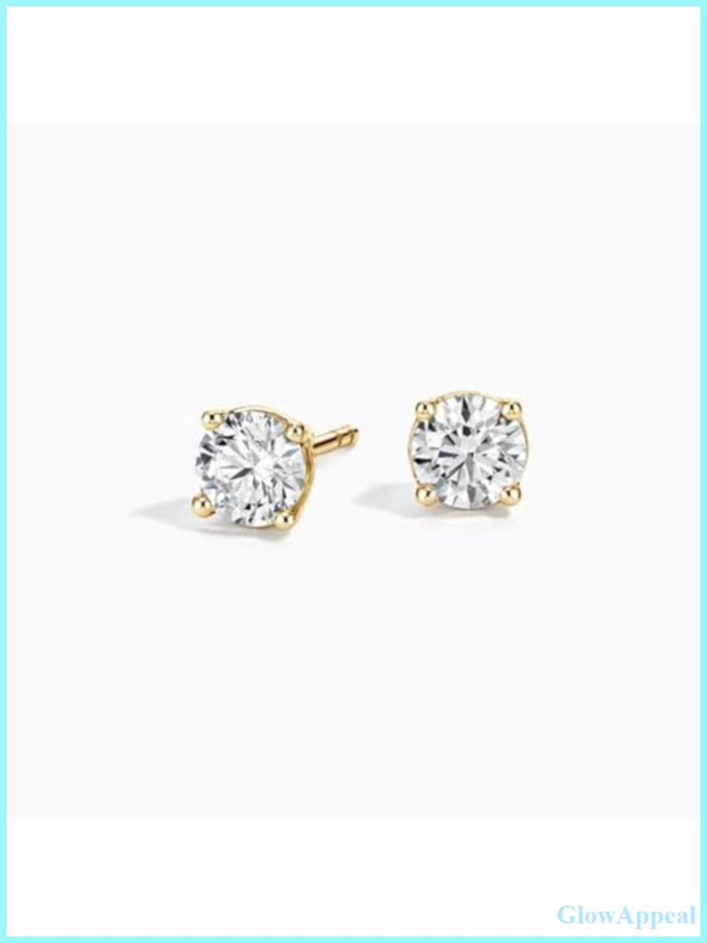 Lab Grown Diamond Stud Earrings in Sterling Silver 0.25 cttw D-E VVS-VS